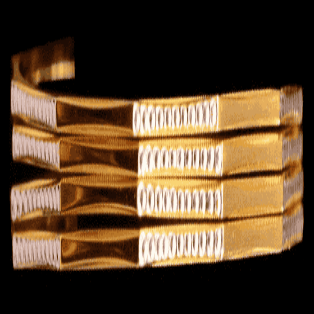 21K Gold Bangle Set, L (21) – SW17075